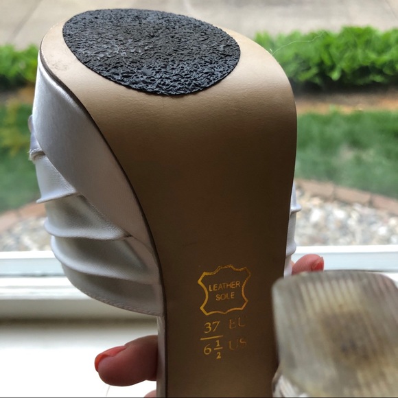 Bridal/Prom peep-toe satin heels! - Picture 7 of 8